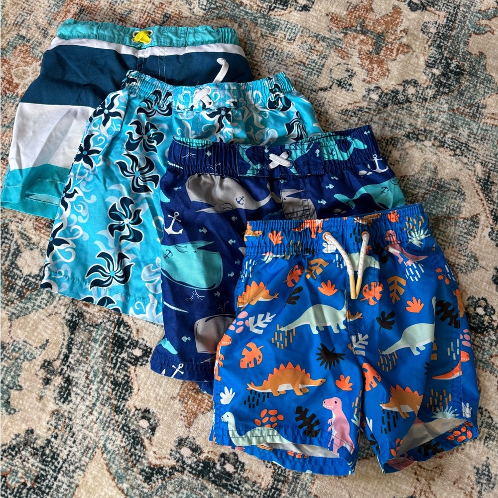 Kids' Set of 4 swim shorts